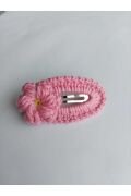 Amigurumi Örgü Çıtçıt Toka PEMBE Tek Ebat