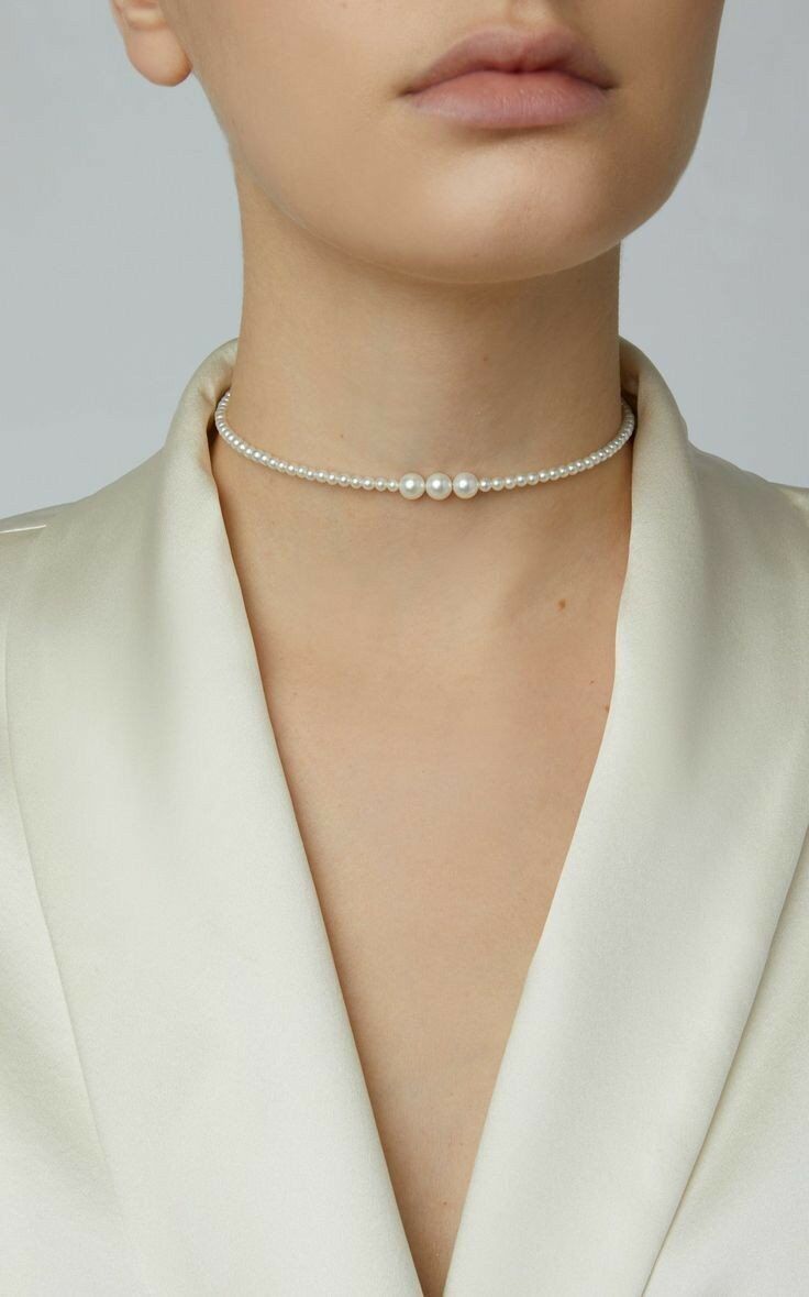 Choker Kadın İnci Boncuklu Kolye Sade ve ŞıkTasarım